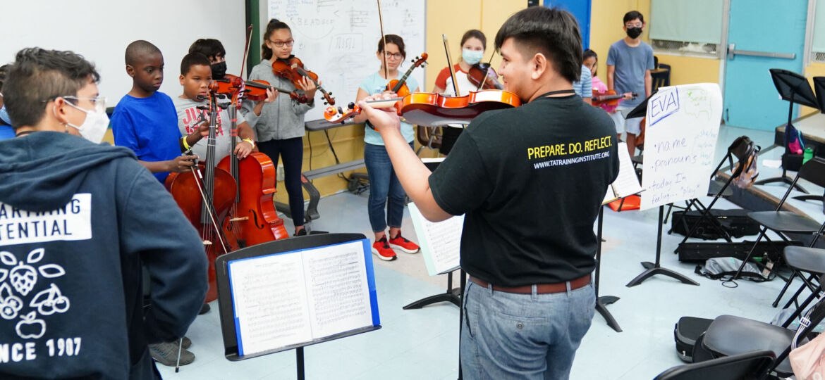 Teaching Artist Training at the Miami Springs Middle School